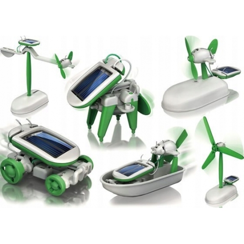 Zestaw Solarny 6w1 Roboty na słońce 2011